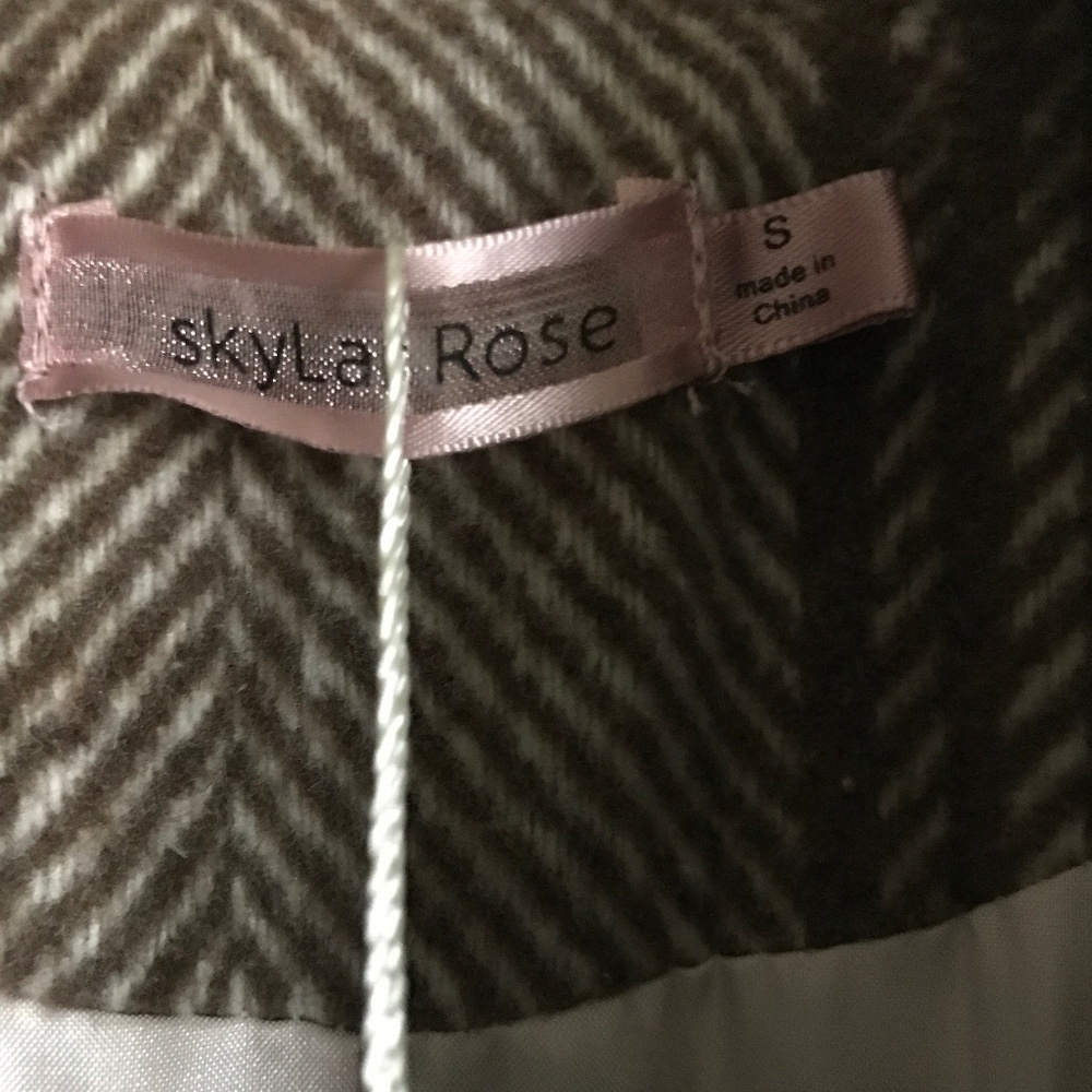NWT Classic Long Plaid Coat - Picture 4 of 7
